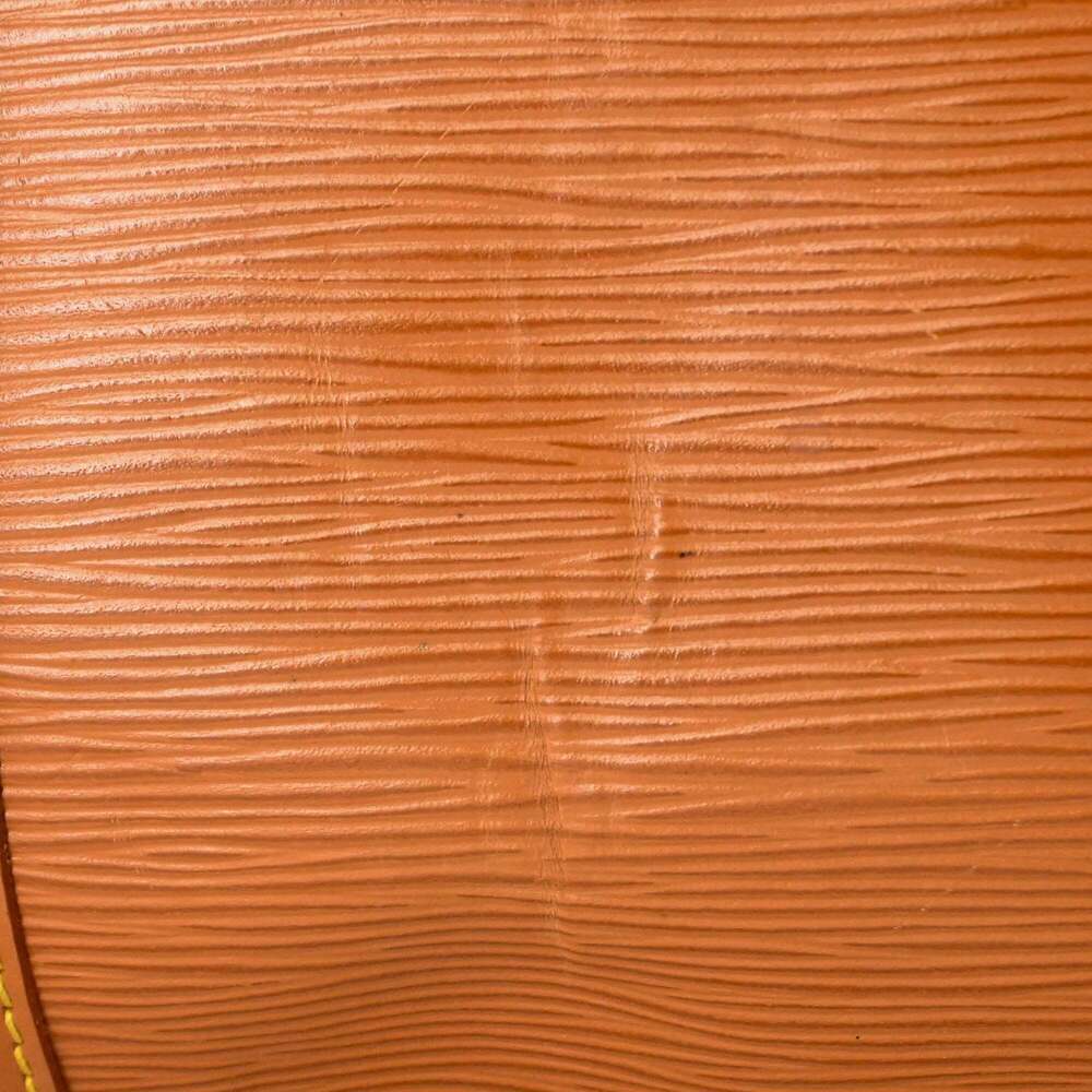 LOUIS VUITTON Authentic Brown Leather Keepall 45 Boston Bag - Picture 10 of 16